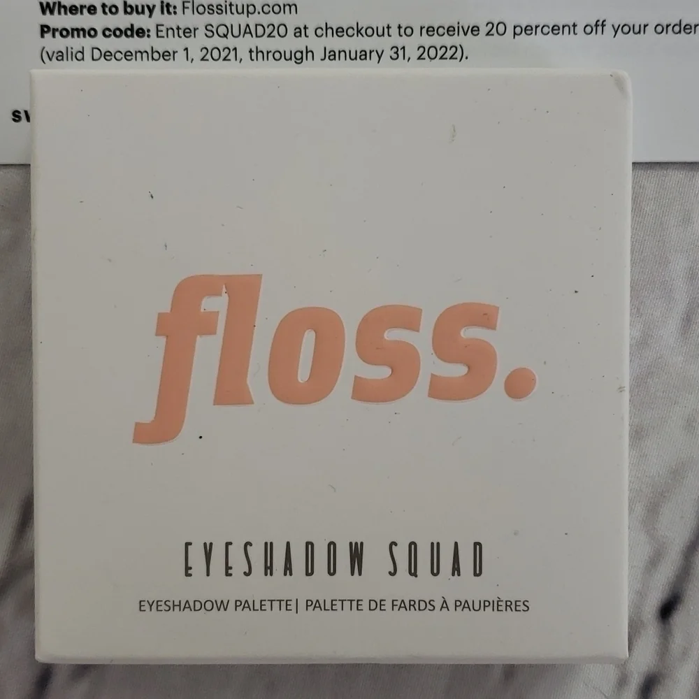Floss Eyeshadow Quad Just Peachy New in Box Unused Full Size